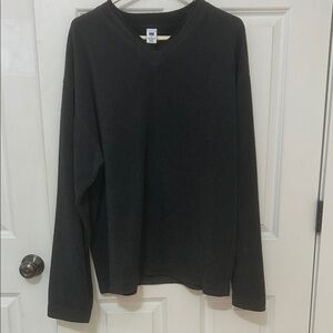 Old Navy factory Fleece V-neck pullover size XL dark gray